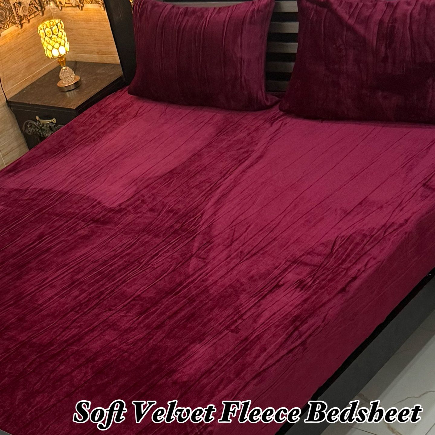 Fleece Plain Bedsheet