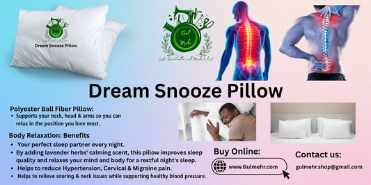Dream Snooze Pain Relief Pillow – Best Neck & Cervical Support Pillow