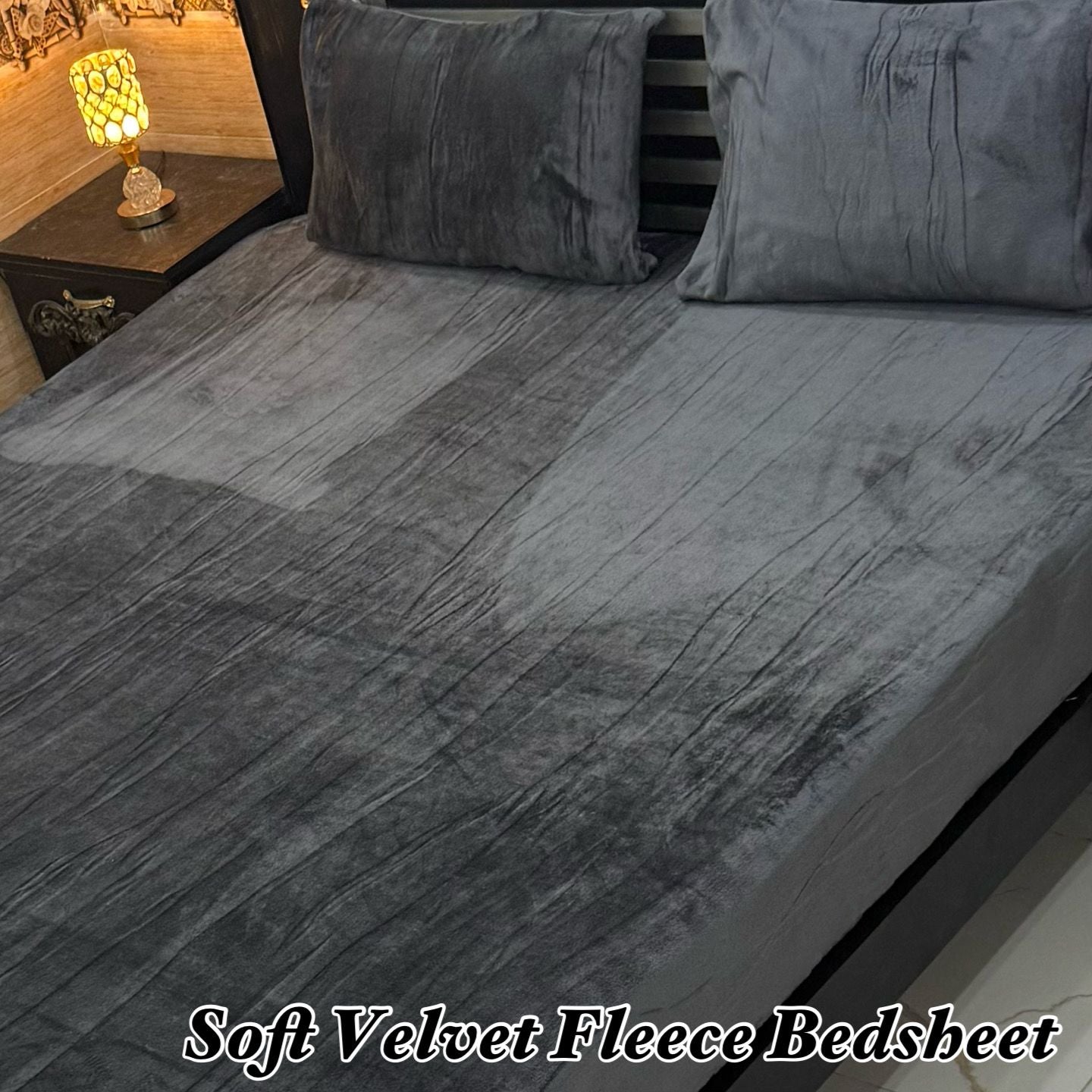 Fleece Plain Bedsheet