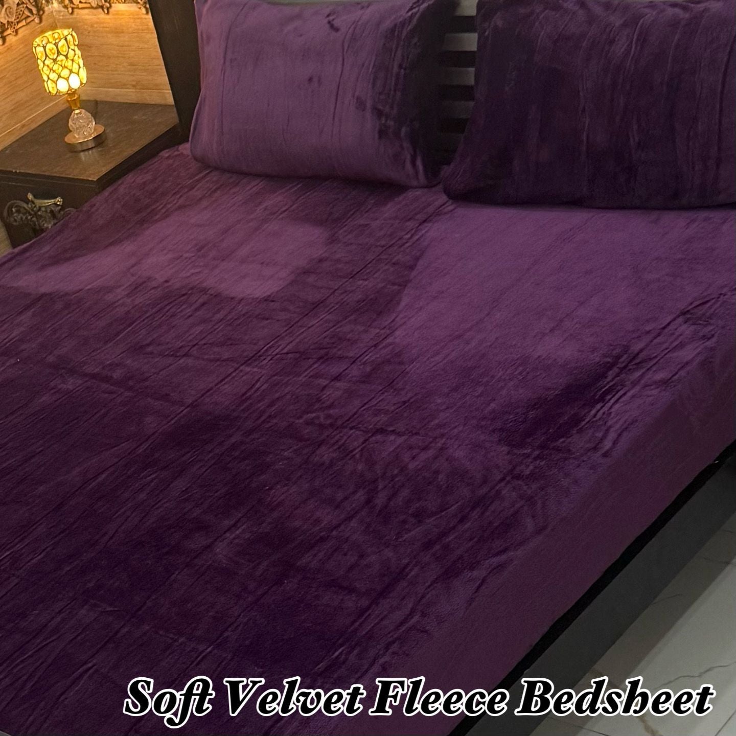 Fleece Plain Bedsheet