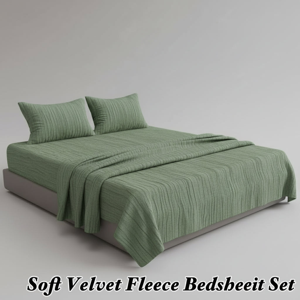 Fleece Plain Bedsheet